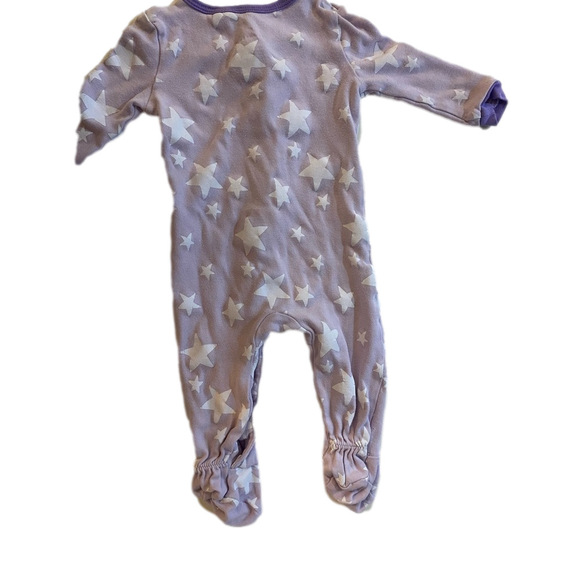 joe fresh footie sleeper purple 6 months - Picture 4 of 5
